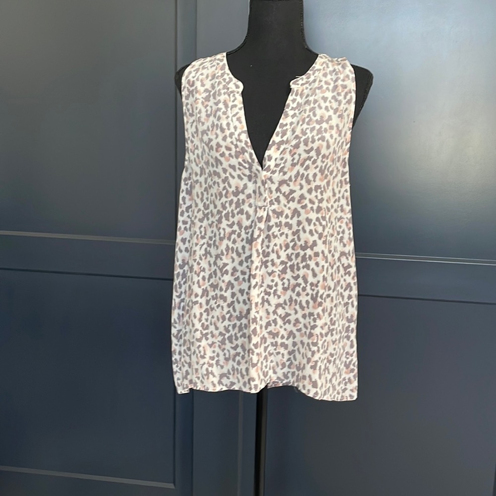 Joie sleeveless silk blouse